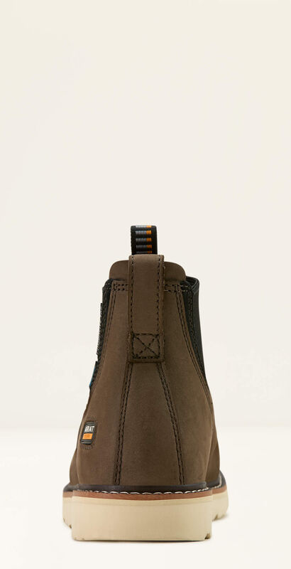 Rebar Wedge Chelsea Waterproof Composite Toe Work Boot Heel